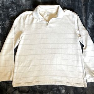 Men’s long sleeve light sweater cream color